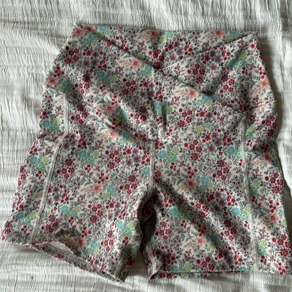 Floral Spandex Shorts